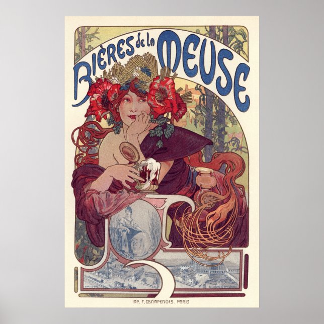 Bieres de la Meuse Poster (Vorne)