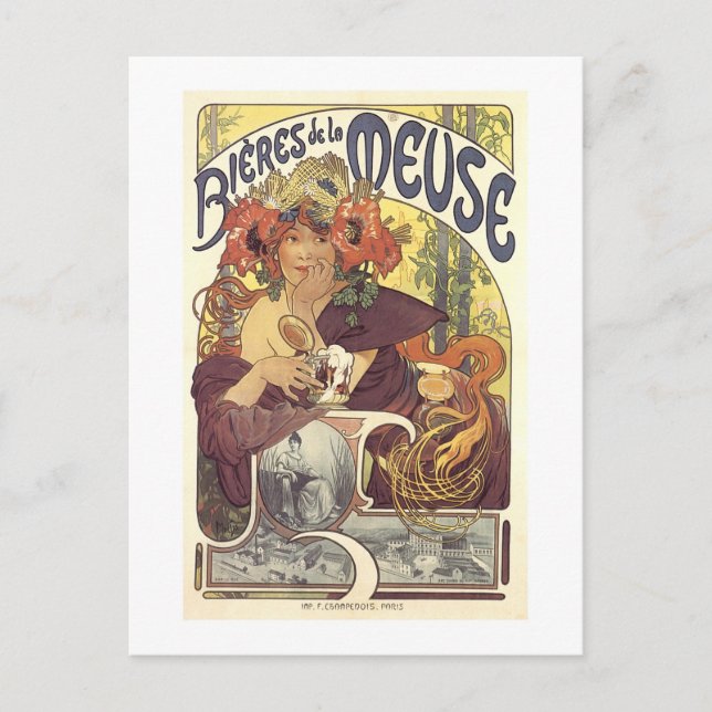 Bieres de la Meuse Postkarte (Vorderseite)