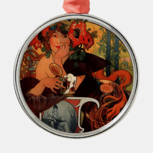 Bieres De La Meuse Silbernes Ornament