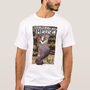 Bieres de la Meuse Werbeplakat T-Shirt