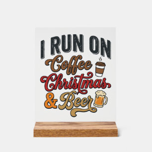 Bières de Noël au café Design de boisson pour les