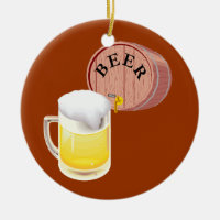 Bierfaß und Bier Stein