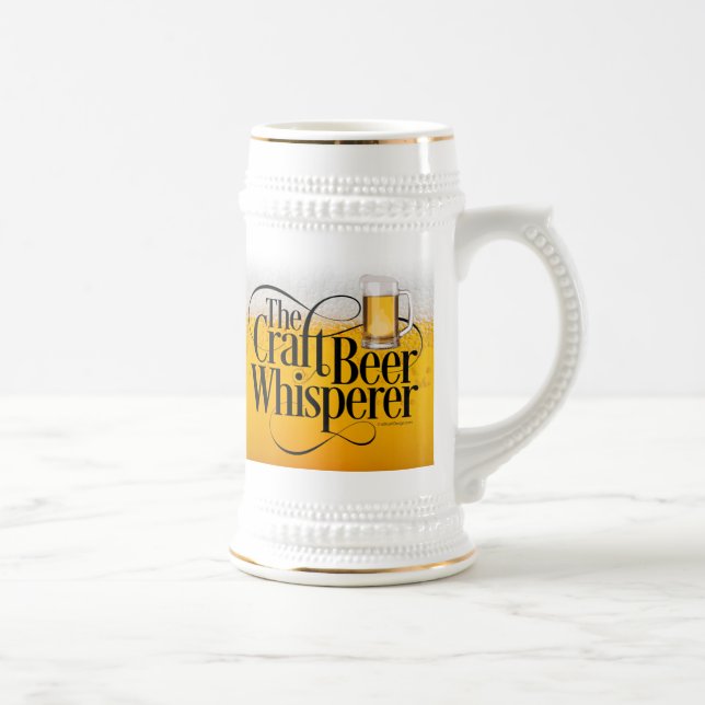 Bierfischer Whisperbierstein Bierglas (Rechts)