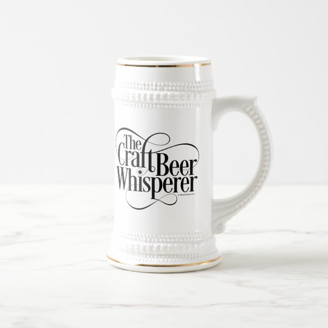 Bierfischer Whisperbierstein Bierglas (Rechts)
