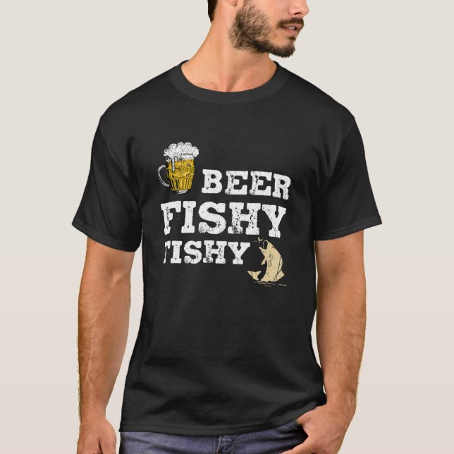 Bierfischerei Lustige Sprüche Geschenk für Bier Dr T-Shirt (Vorderseite)