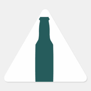 Bierflasche Dreieckiger Aufkleber