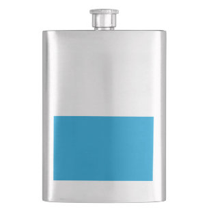 Bierflasche mit Flagge Bayern Flachmann