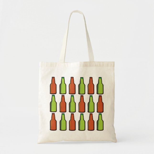 Bierflasche Trinkparty Tragetasche (Vorne)
