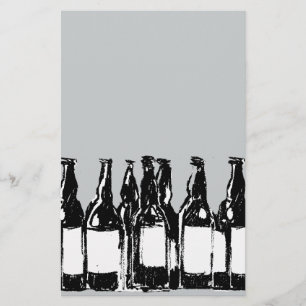 Bierflaschen Briefpapier