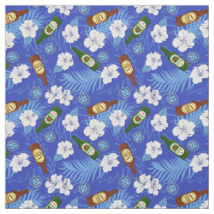 Bierflaschen Tropische Blume Blauhawaiianisches Sh Stoff