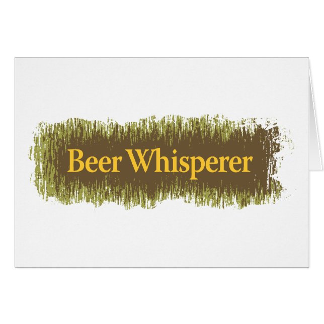 Bierflüsterkarte (Vorderseite (Horizontal))