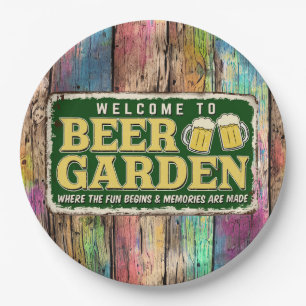 Biergarten  pappteller