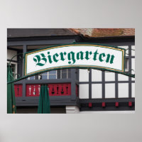 Biergarten-Schild, Deutschland