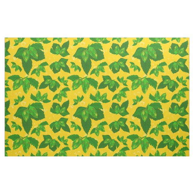 Bierhops Brauerei Muster mit Blasen Stoff (Fat Quarter (45,7 x 55,9 cm))