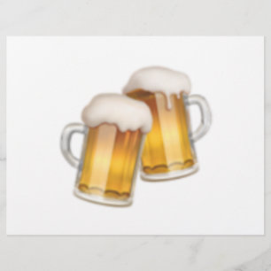 Bierklinkende Tasse - Emoji Flyer