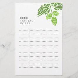 Bierkostnotizen, Party, Hopfen