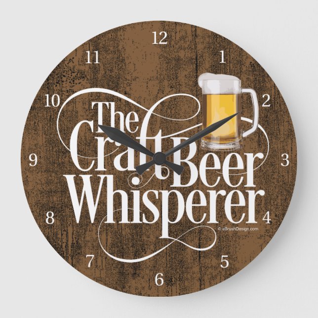 Bierkrebs flüstert große Uhr (Vorderseite)