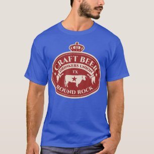Bierliebhaber - Runder Rock Texas T-Shirt