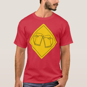 Bierliebhaber Schild T-Shirt