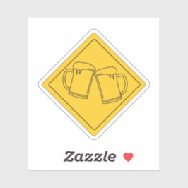 Bierliebhaber Sign Aufkleber