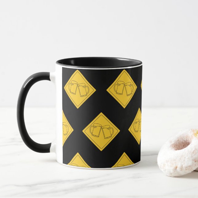 Bierliebhaber Sign Tasse (Mit Donut)