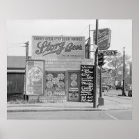 Biermarkt, 1938. Vintages Foto