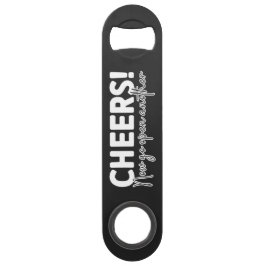 Bieröffner aus Stahl für Cheers Beer Speed Flaschenöffner