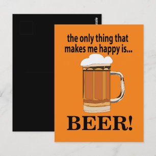Bierparty Trinken Lustig  Postkarte