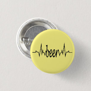 Bierparty-Zeit-Knopf Button