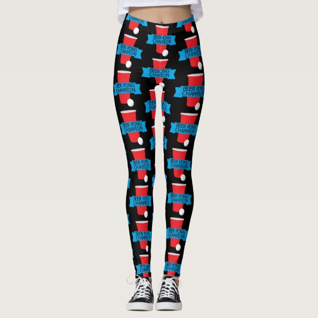 Bierpong-Champion der Leggings (Vorderseite)