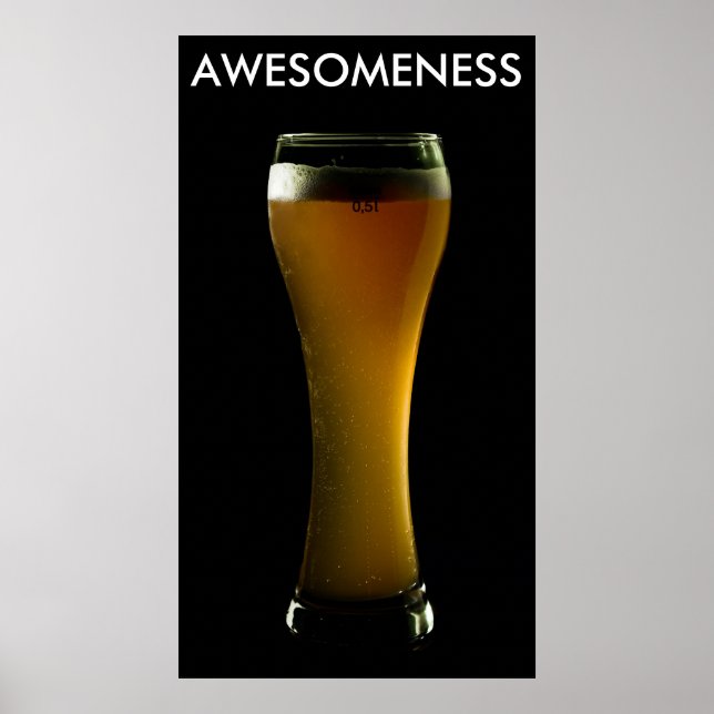 Bierposter AWESOMENESS Poster (Vorne)