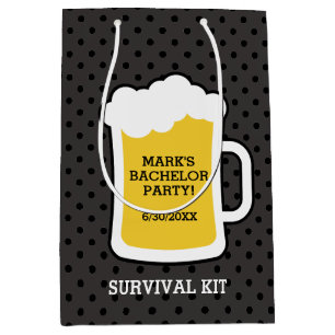 Bierprobe Bachelor Party Survival Kit Mittlere Geschenktüte