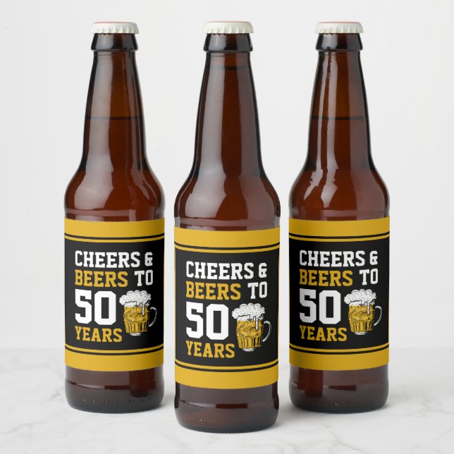 Biersorten bis 50 Jahre 50. Bierflaschenetikett (Flaschen)