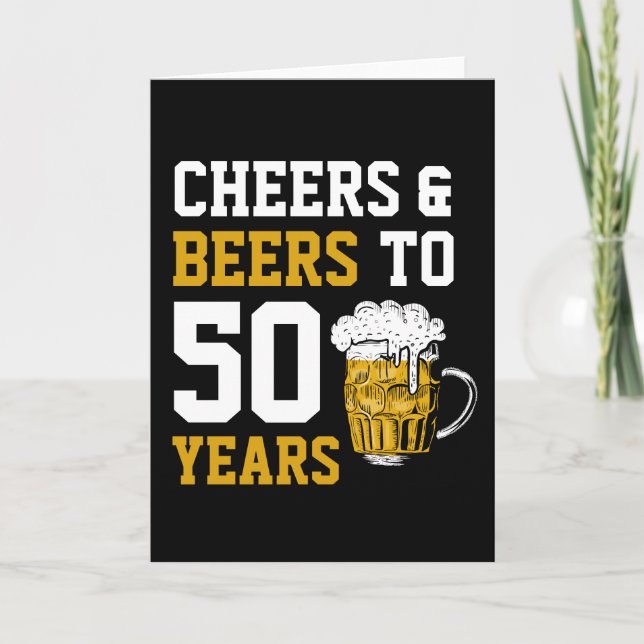 Biersorten bis 50 Jahre 50. Karte (Vorderseite)