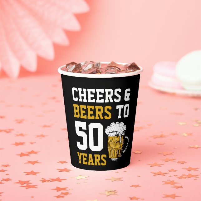 Biersorten bis 50 Jahre 50. Pappbecher (Insitu)