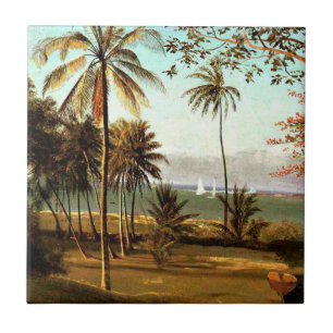 Bierstadt - Florida-Szene Fliese