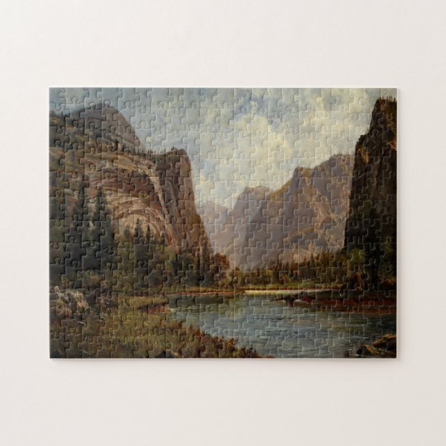Bierstadt Gates of Yosemite Painting (Horizontal)
