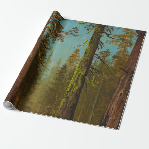 Bierstadt Giant Sequoia Forest Painting Geschenkpapier