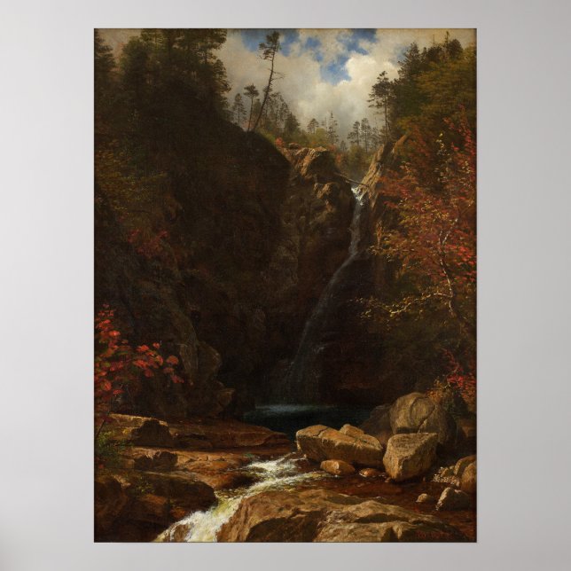 Bierstadt - Glen Ellis Falls Poster (Vorne)