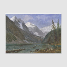 Bierstadt Lake Louise Painting Seidenpapier