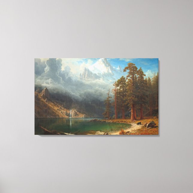 Bierstadt Mount Corcoran Painting Leinwanddruck (Vorderseite)