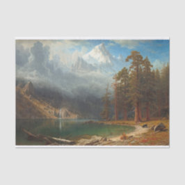 Bierstadt Mount Corcoran Painting Seidenpapier