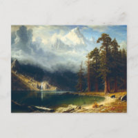 Bierstadt Mount Corcoran Postcard