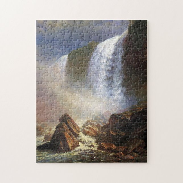 Bierstadt Niagara Falls Painting (Vertikal)