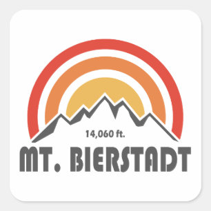 Bierstadt Quadratischer Aufkleber