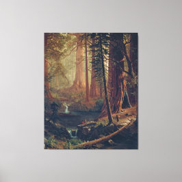 Bierstadt Redwood Trees Painting Leinwanddruck