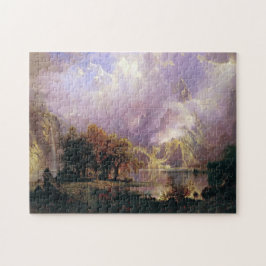 Bierstadt Rocky Mountain Landschaftsbild Malerei