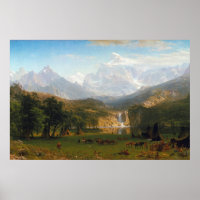 Bierstadt Rocky Mountains Landers Peak Malerei