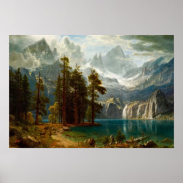 Bierstadt Sierra Nevada Malerei Poster