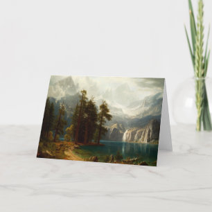 Bierstadt Sierra Nevadas Grußkarte Karte